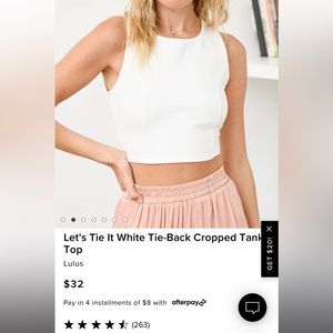 Lulus crop top